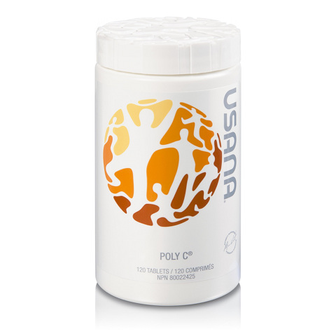 Usana Poly C - Supplément de Vitamine C - Ascorbates de minéraux